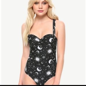 *XL* Hot Topic Celestial One Piece Swimsuit
